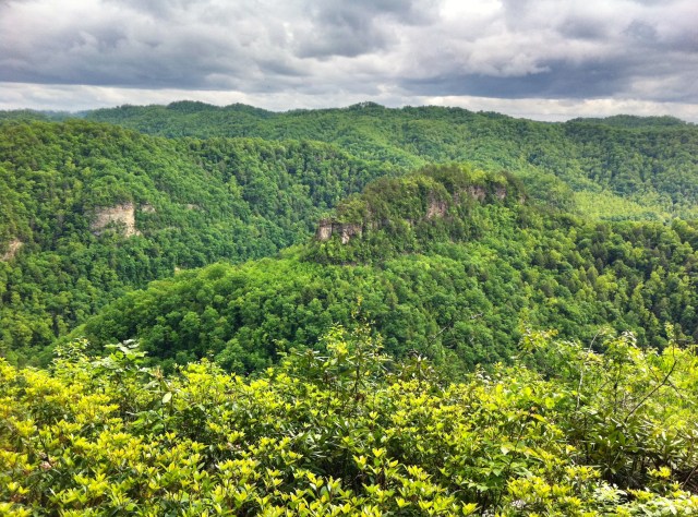 The Towers - A rocky formation in The Breaks Interstate Park